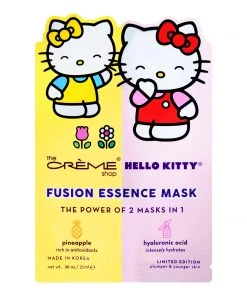 The Crème Shop X Sanrio Hello Kitty & Mimi Pineapple & Hyaluronic Acid Fusion Sheet Mask