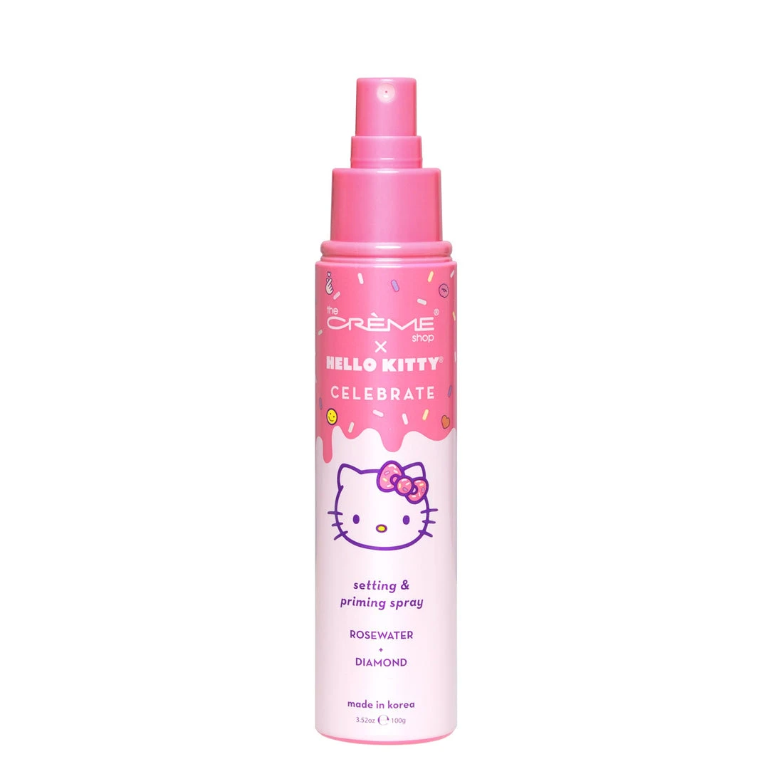 The Crème Shop X Sanrio Hello Kitty Celebrate Setting & Priming Spray - Rose Water + Diamond 3 The Crème Shop X Sanrio Hello Kitty Celebrate Setting & Priming Spray - Rose Water + Diamond