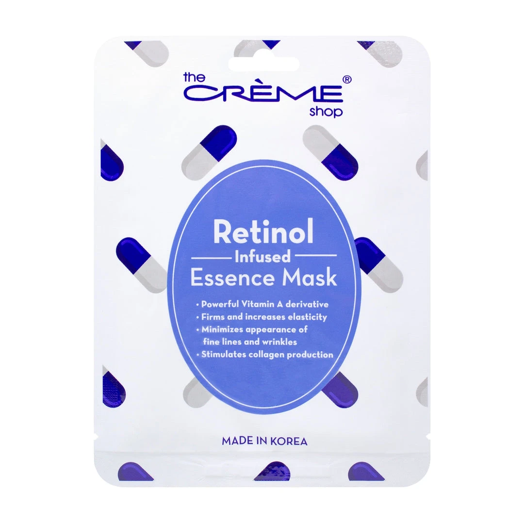 The Crème Shop Retinol Essence Sheet Mask - Youth-Promoting & Clarifying New Arrivals 2 The Crème Shop Retinol Essence Sheet Mask - Youth-Promoting & Clarifying New Arrivals