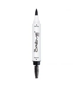 The Crème Shop BIG Brow Marker | 2-In-1 Felt-Tip Brow Pen & Spooley Makeup