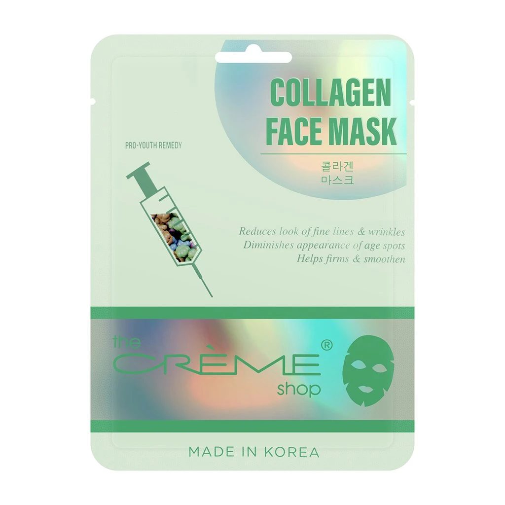 The Crème Shop Skincare Collagen Face Mask - Pro Youth Remedy 1 The Crème Shop Skincare Collagen Face Mask - Pro Youth Remedy