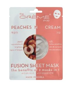 The Crème Shop Peaches & Cream Fusion Sheet Mask Skincare