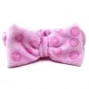 The Crème Shop Pink Teddy Headyband™ With Smiley Faces | Cruelty-Free & Vegan