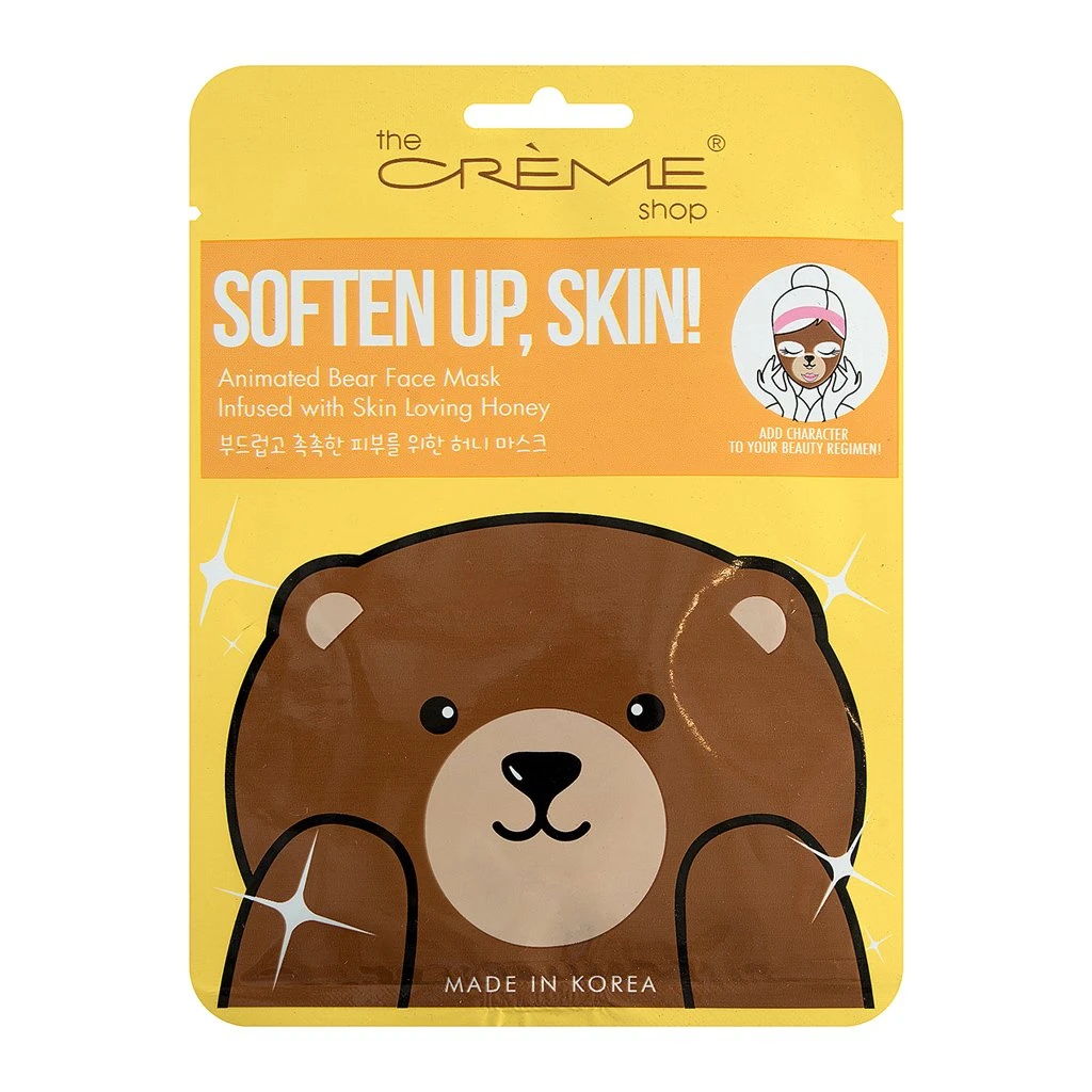 The Crème Shop Soften Up, Skin! Animated Bear Face Mask - Skin Loving Honey 2 The Crème Shop Soften Up, Skin! Animated Bear Face Mask - Skin Loving Honey