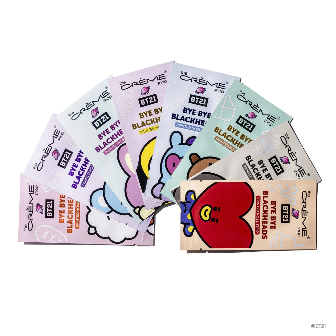The Crème Shop X BT21 The Crème Shop | BT21: Bye Bye Blackheads - Printed Pore Strips (Set Of 8) 4 The Crème Shop X BT21 The Crème Shop | BT21: Bye Bye Blackheads - Printed Pore Strips (Set Of 8)