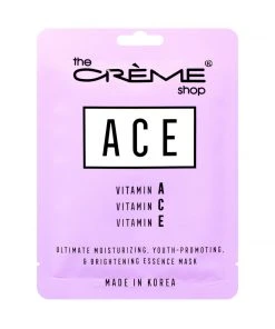 The Crème Shop New Arrivals ACE Essence Sheet Mask | Youth-Promoting & Brightening