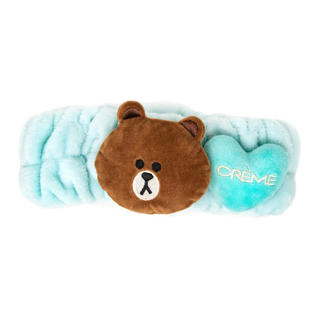 The Crème Shop X LINE FRIENDS 3D Teddy Headyband™ - BROWN 1 The Crème Shop X LINE FRIENDS 3D Teddy Headyband™ - BROWN