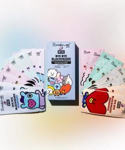 The Crème Shop X BT21 The Crème Shop | BT21: Bye Bye Blackheads - Printed Pore Strips (Set Of 16) New Arrivals