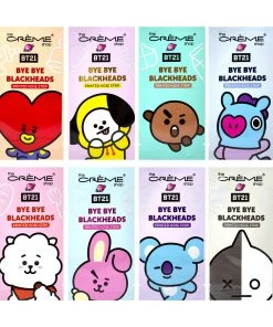 The Crème Shop X BT21 The Crème Shop | BT21: Bye Bye Blackheads - Printed Pore Strips (Set Of 8)