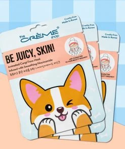 The Crème Shop Be Juicy, Skin! Animated Corgi Face Mask New Arrivals