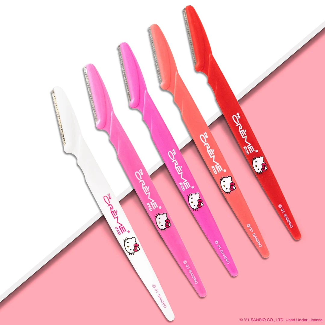 The Crème Shop X Sanrio Bye, Fuzzies! Perfect Arch Shaping Dermaplane Razors (Set Of 5) New Arrivals 1 The Crème Shop X Sanrio Bye, Fuzzies! Perfect Arch Shaping Dermaplane Razors (Set Of 5) New Arrivals