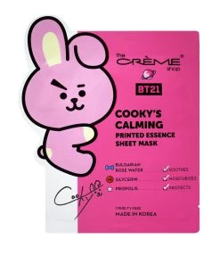 The Crème Shop X BT21 New Arrivals COOKY’S CALMING Printed Essence Sheet Mask - Infused With Bulgarian Rose Water, Glycerin, Propolis 2 The Crème Shop X BT21 New Arrivals COOKY’S CALMING Printed Essence Sheet Mask - Infused With Bulgarian Rose Water, Glycerin, Propolis