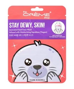 The Crème Shop Stay Dewy, Skin! Animated Seal Face Mask - Infused With Moisturizing Vegan Squalane