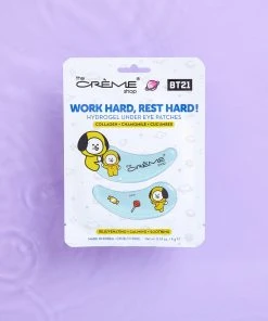 The Crème Shop X BT21 New Arrivals “Work Hard, Rest Hard!” CHIMMY Hydrogel Under Eye Patches | Rejuvenating, Calming, & Soothing