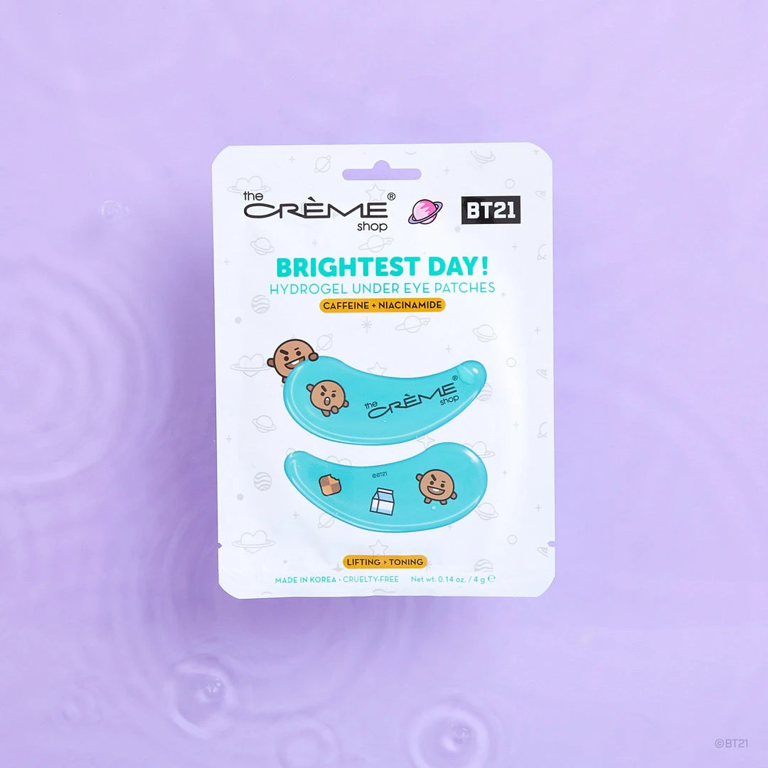 The Crème Shop X BT21 “Brightest Day!” SHOOKY Hydrogel Under Eye Patches | Lifting & Toning 1 The Crème Shop X BT21 “Brightest Day!” SHOOKY Hydrogel Under Eye Patches | Lifting & Toning