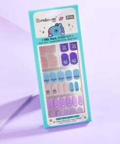 The Crème Shop X BT21 The Crème Shop | BT21: MANG Cotton Candy Sky Gel Nail Strips (Set Of 35)