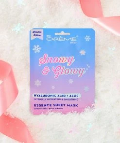 The Crème Shop Snowy & Glowy Essence Sheet Mask | Intensely Hydrating (Set Of 5)