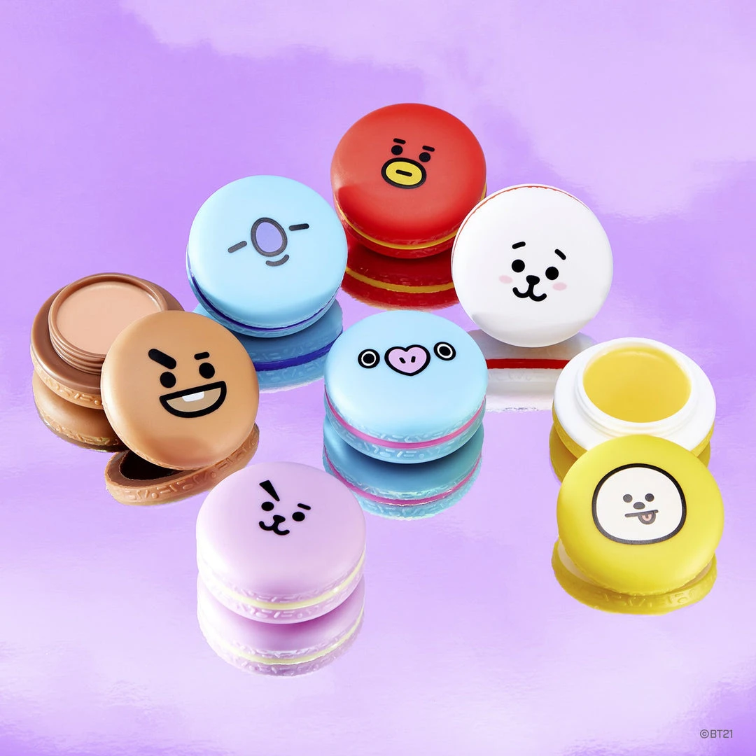 The Crème Shop X BT21 The Crème Shop | BT21: Macaron Lip Balm Complete Collection, Set Of 7 ($63 Value) 1 The Crème Shop X BT21 The Crème Shop | BT21: Macaron Lip Balm Complete Collection, Set Of 7 ($63 Value)