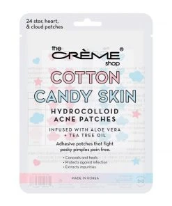 The Crème Shop Cotton Candy Skin - Hydrocolloid Acne Patches | Infused With Aloe Vera + Tea Tree