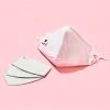The Crème Shop “Breathe Easy” Reusable Mask (Includes 3 PM2.5 Filter Refills) Pink Personal Protective Equipment