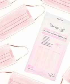 The Crème Shop New Arrivals 3-Ply Protective Face Mask - Pink (Disposable) 10 The Crème Shop New Arrivals 3-Ply Protective Face Mask - Pink (Disposable)