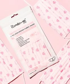 The Crème Shop 3-Ply Protective Face Mask - Heart's Content (Disposable) New Arrivals