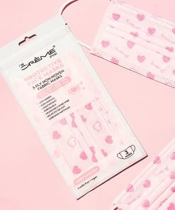 The Crème Shop 3-Ply Protective Face Mask - Heart's Content (Disposable) New Arrivals