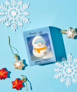 The Crème Shop Makeup Holiday Santa's Helpers Blending Sponge Snowman - White