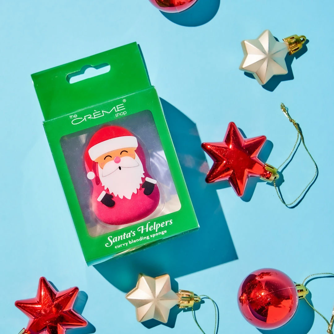 The Crème Shop Holiday Santa's Helpers Blending Sponge Santa - Red Makeup 1 The Crème Shop Holiday Santa's Helpers Blending Sponge Santa - Red Makeup
