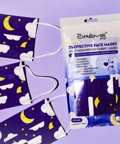 The Crème Shop New Arrivals 3-Ply Protective Face Mask - Skyline (Disposable)