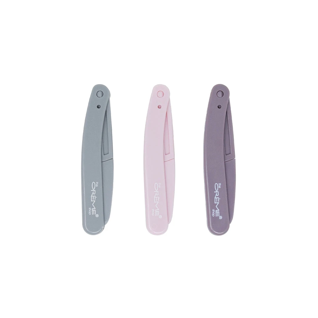 The Crème Shop Folding Dermaplane Razors (Set Of 3) 2 The Crème Shop Folding Dermaplane Razors (Set Of 3)
