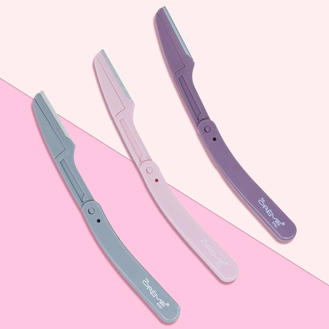 The Crème Shop Folding Dermaplane Razors (Set Of 3) 1 The Crème Shop Folding Dermaplane Razors (Set Of 3)