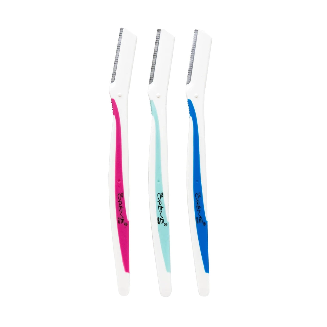 The Crème Shop Fuzz Off! Angled Brow Razors (Set Of 3) 2 The Crème Shop Fuzz Off! Angled Brow Razors (Set Of 3)