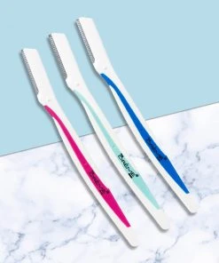 The Crème Shop Fuzz Off! Angled Brow Razors (Set Of 3)