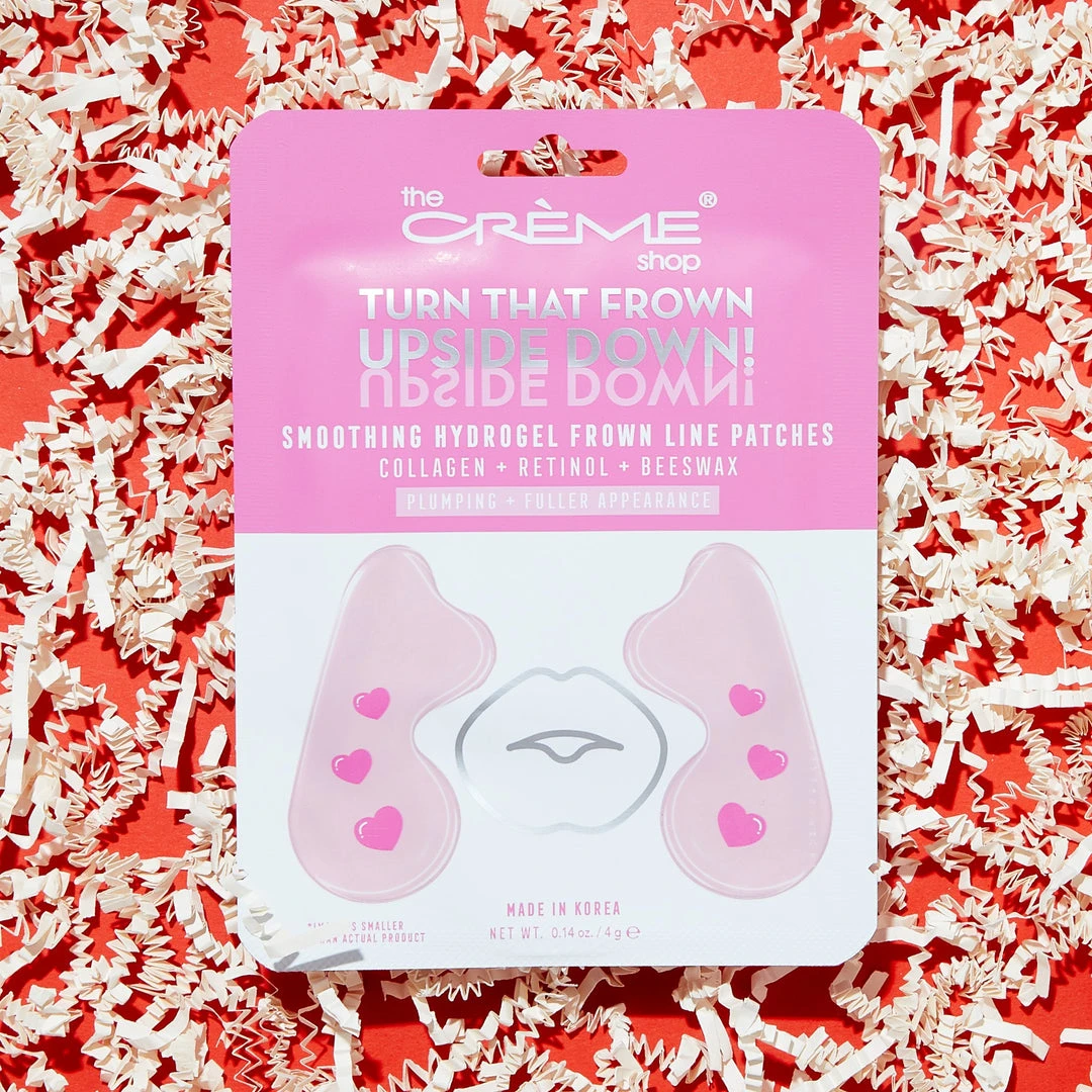 The Crème Shop New Arrivals “Turn That Frown Upside Down!” | Smoothing Hydrogel Frown Line Patches (Collagen + Retinol + Beeswax) 1 The Crème Shop New Arrivals “Turn That Frown Upside Down!” | Smoothing Hydrogel Frown Line Patches (Collagen + Retinol + Beeswax)
