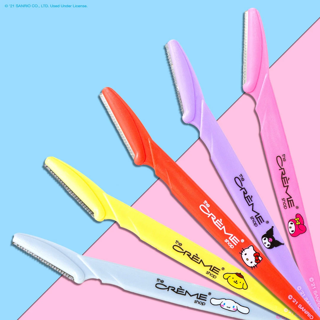 The Crème Shop X Sanrio Friends Over Fuzz! Perfect Arch Shaping Dermaplane Razors (Set Of 5) 1 The Crème Shop X Sanrio Friends Over Fuzz! Perfect Arch Shaping Dermaplane Razors (Set Of 5)