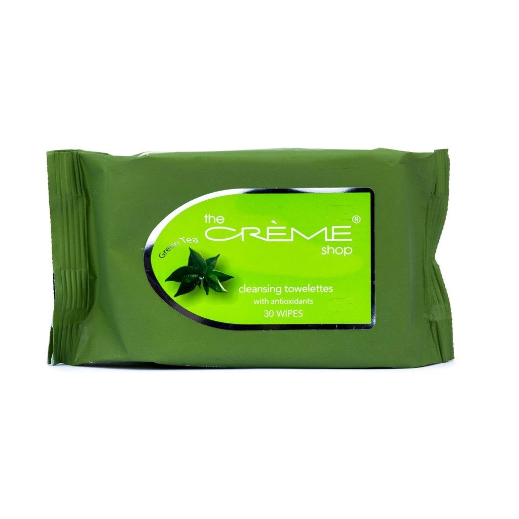 The Crème Shop Green Tea Cleansing Towelettes 1 The Crème Shop Green Tea Cleansing Towelettes