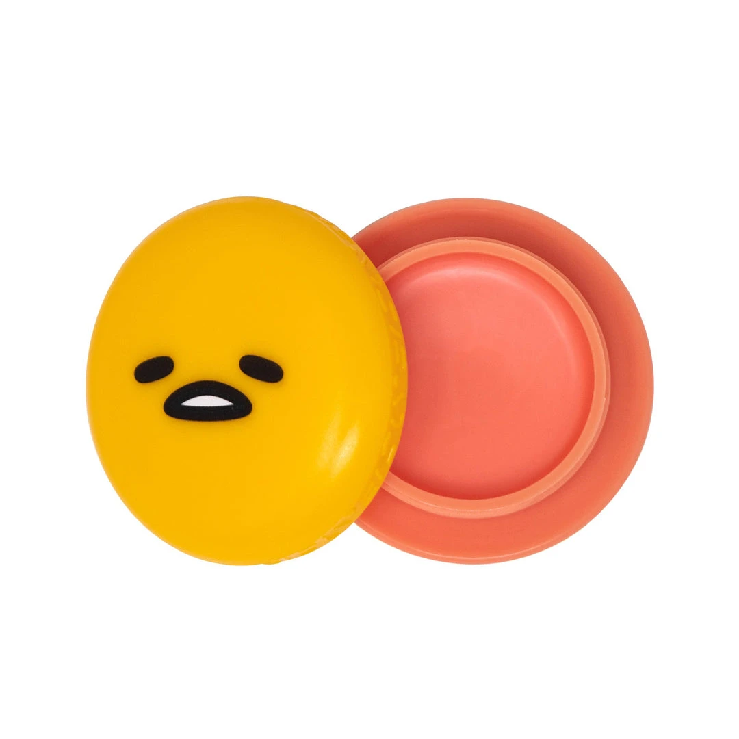 The Crème Shop X Sanrio Gudetama Macaron Lip Balm - Peach Gummies 3 The Crème Shop X Sanrio Gudetama Macaron Lip Balm - Peach Gummies