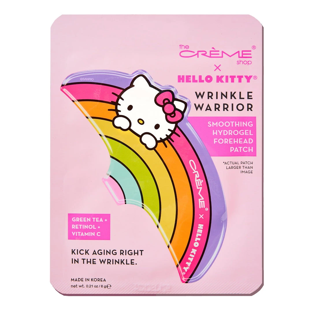 The Crème Shop X Sanrio Hello Kitty - Wrinkle Warrior Smoothing Hydrogel Forehead Patch New Arrivals 1 The Crème Shop X Sanrio Hello Kitty - Wrinkle Warrior Smoothing Hydrogel Forehead Patch New Arrivals