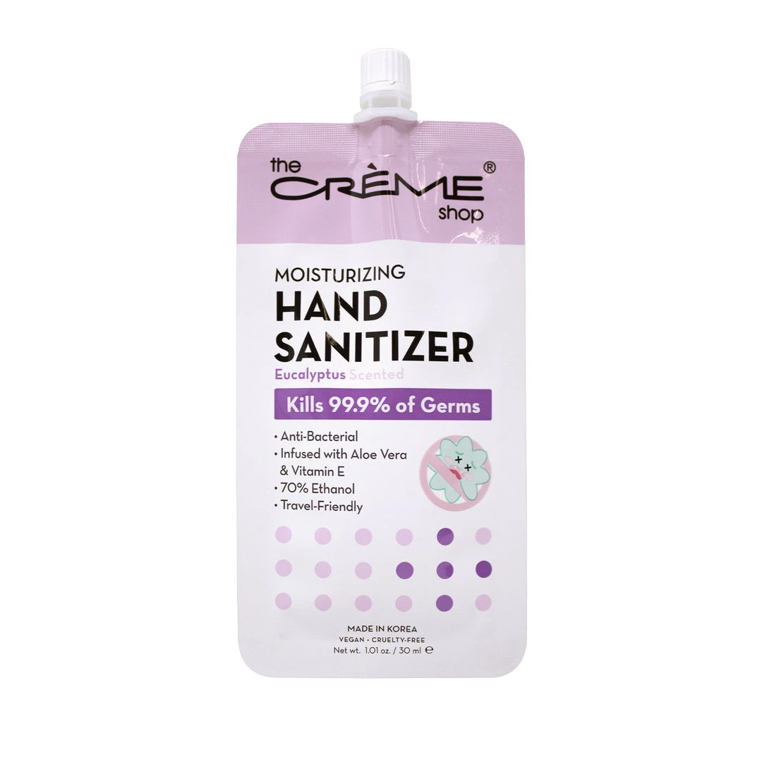 The Crème Shop New Arrivals Moisturizing Hand Sanitizer - Eucalyptus Scented The Crème Shop New Arrivals Moisturizing Hand Sanitizer - Eucalyptus Scented