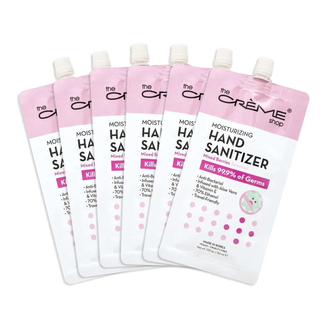 The Crème Shop New Arrivals Moisturizing Hand Sanitizer - Mixed Berries Scented 3 The Crème Shop New Arrivals Moisturizing Hand Sanitizer - Mixed Berries Scented