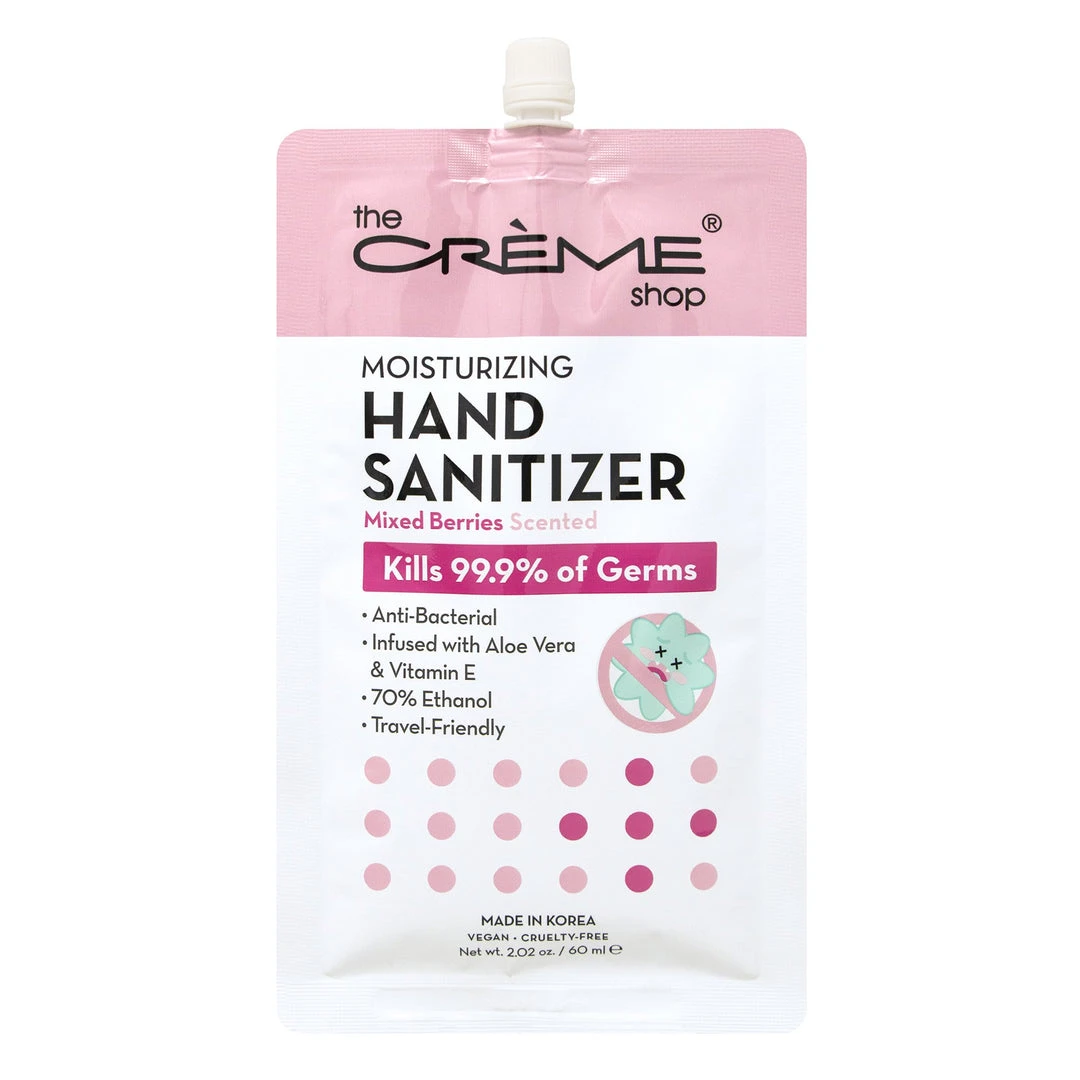 The Crème Shop New Arrivals Moisturizing Hand Sanitizer - Mixed Berries Scented 4 The Crème Shop New Arrivals Moisturizing Hand Sanitizer - Mixed Berries Scented