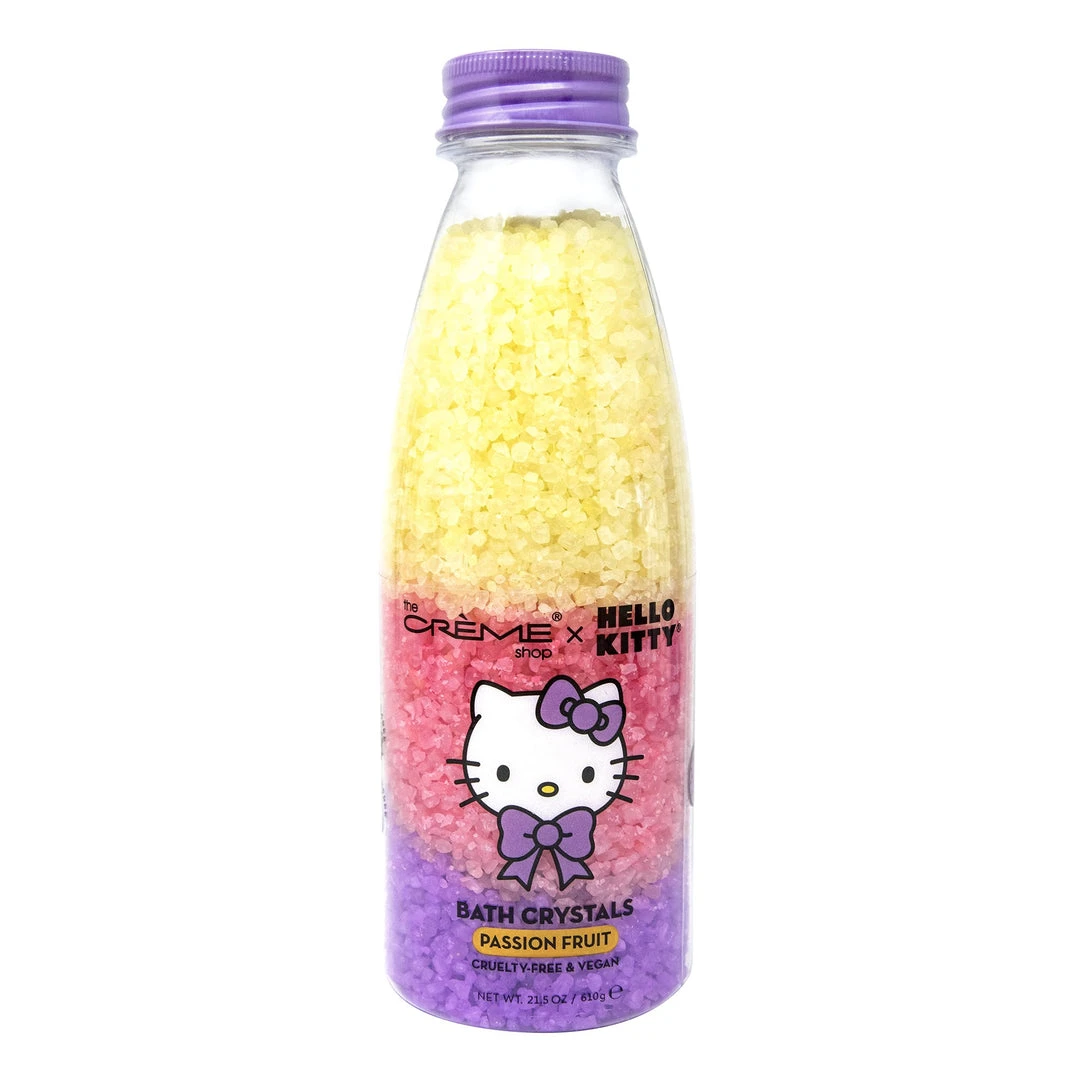 The Crème Shop X Sanrio Hello Kitty Bath Crystals - Passion Fruit | Cruelty-Free & Vegan New Arrivals 2 The Crème Shop X Sanrio Hello Kitty Bath Crystals - Passion Fruit | Cruelty-Free & Vegan New Arrivals