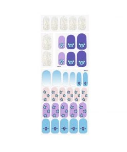 The Crème Shop X BT21 New Arrivals The Crème Shop | BT21: KOYA Peri-Twinkle Gel Nail Strips (Set Of 35)