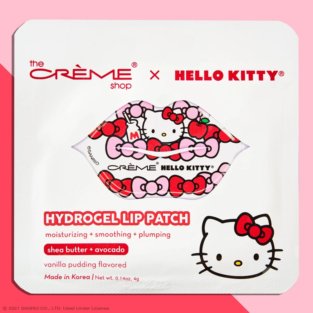 The Crème Shop X Sanrio Hello Kitty Hydrogel Lip Patch | Vanilla Pudding Flavored New Arrivals 1 The Crème Shop X Sanrio Hello Kitty Hydrogel Lip Patch | Vanilla Pudding Flavored New Arrivals