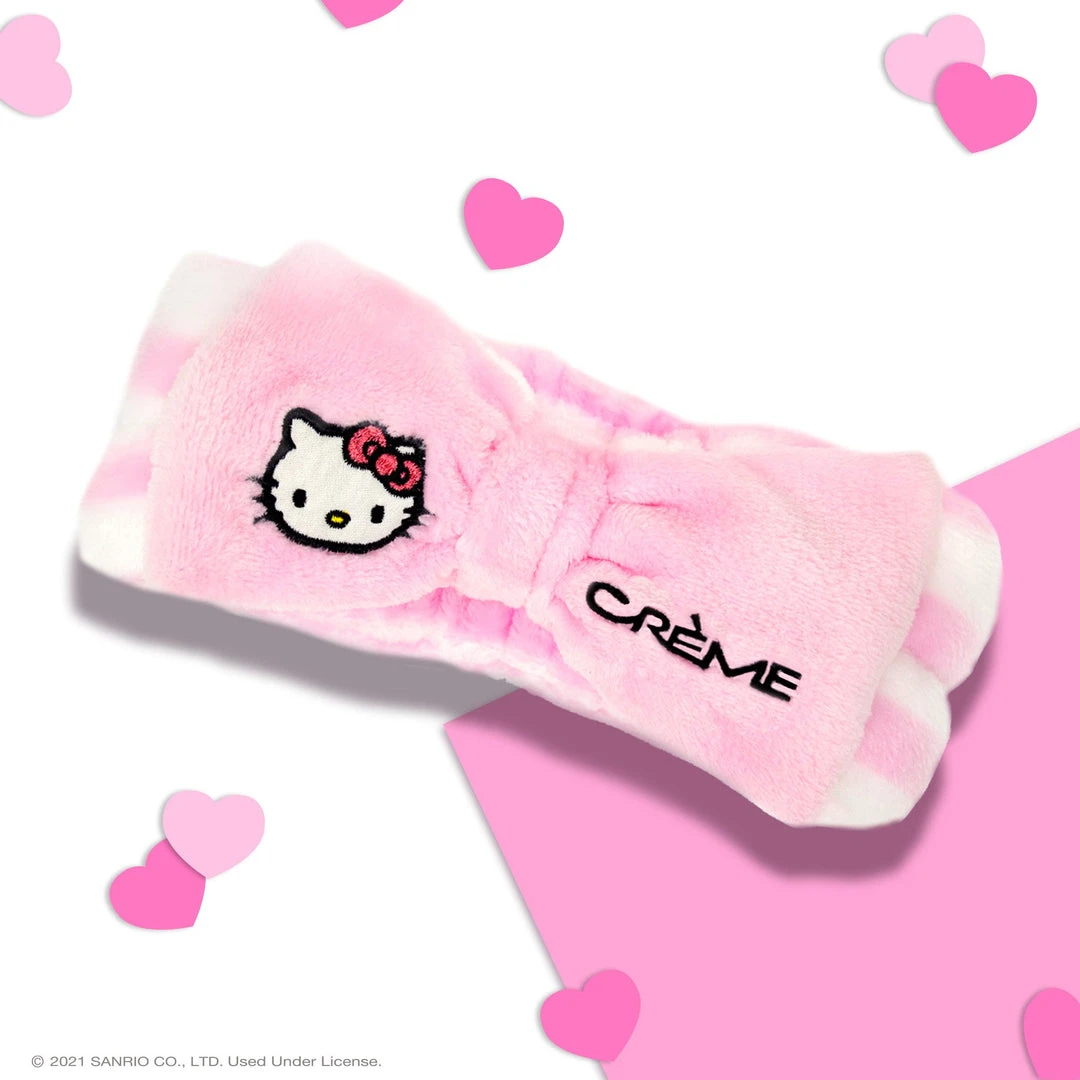 The Crème Shop X Sanrio New Arrivals Hello Kitty Perfect Pink Plush Spa Headyband™ | Cruelty-Free & Vegan 1 The Crème Shop X Sanrio New Arrivals Hello Kitty Perfect Pink Plush Spa Headyband™ | Cruelty-Free & Vegan