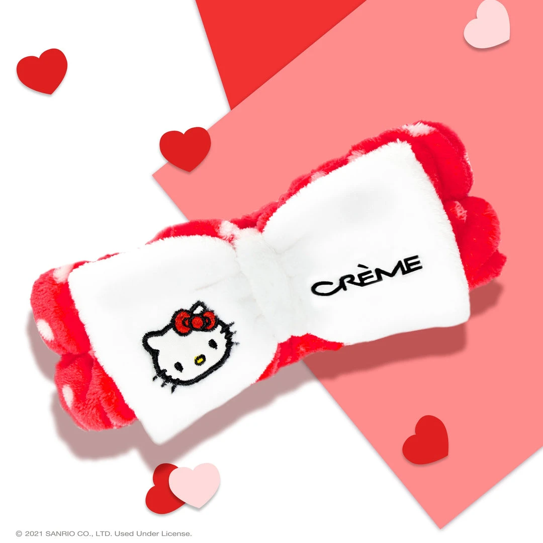 The Crème Shop X Sanrio Hello Kitty Classic White Spa Teddy Headyband™ | Cruelty-Free & Vegan 1 The Crème Shop X Sanrio Hello Kitty Classic White Spa Teddy Headyband™ | Cruelty-Free & Vegan