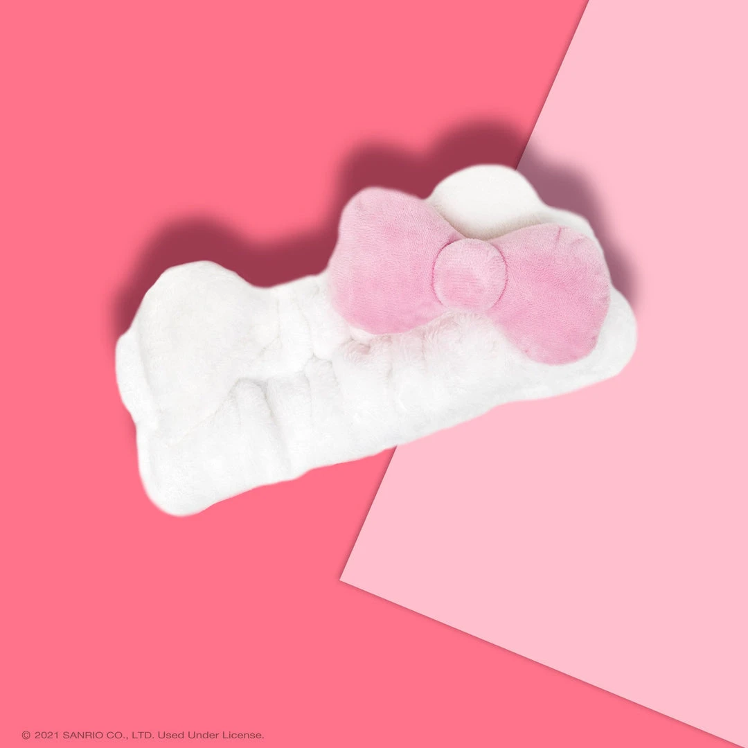 The Crème Shop X Sanrio Plush Spa Headband With Hello Kitty's Signature Bow (Pink) | Cruelty-Free & Vegan New Arrivals 1 The Crème Shop X Sanrio Plush Spa Headband With Hello Kitty's Signature Bow (Pink) | Cruelty-Free & Vegan New Arrivals