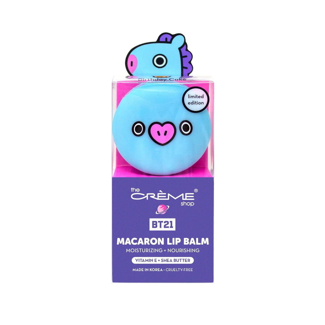 The Crème Shop X BT21 New Arrivals MANG Macaron Lip Balm - Birthday Cake 2 The Crème Shop X BT21 New Arrivals MANG Macaron Lip Balm - Birthday Cake