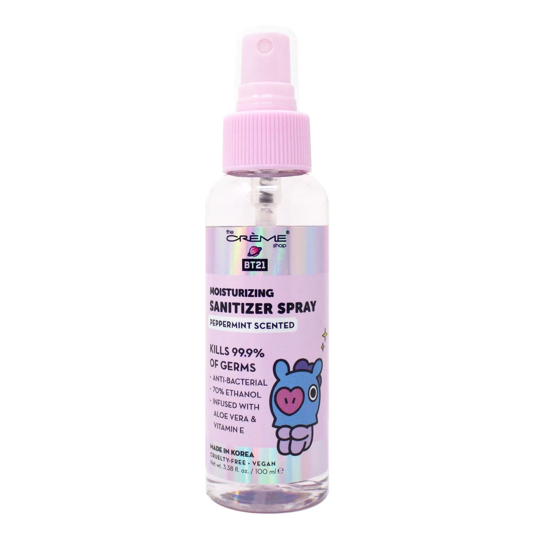 The Crème Shop X BT21 New Arrivals MANG Sanitizing Spray (Peppermint Scented) 2 The Crème Shop X BT21 New Arrivals MANG Sanitizing Spray (Peppermint Scented)